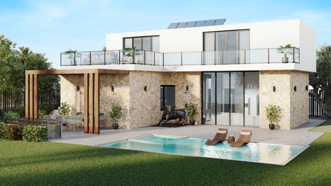 Exklusives Luxus-Neubauprojekt mit Pool und Fernblick