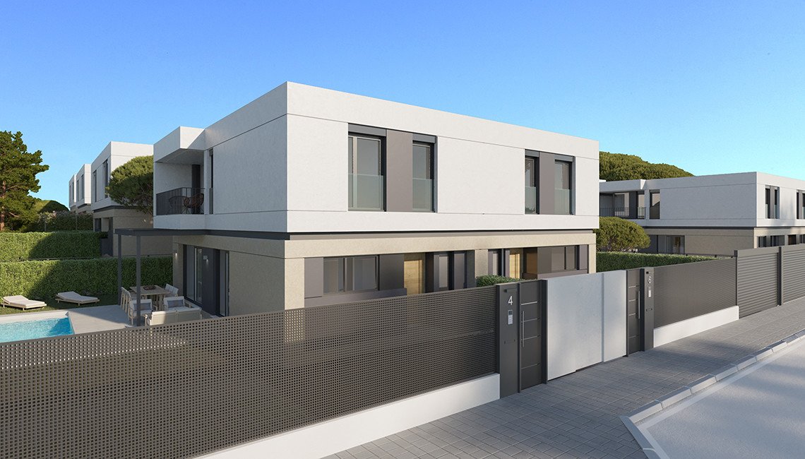Neubau-Projekt mit privatem Pool und Garten in Puig de Ros