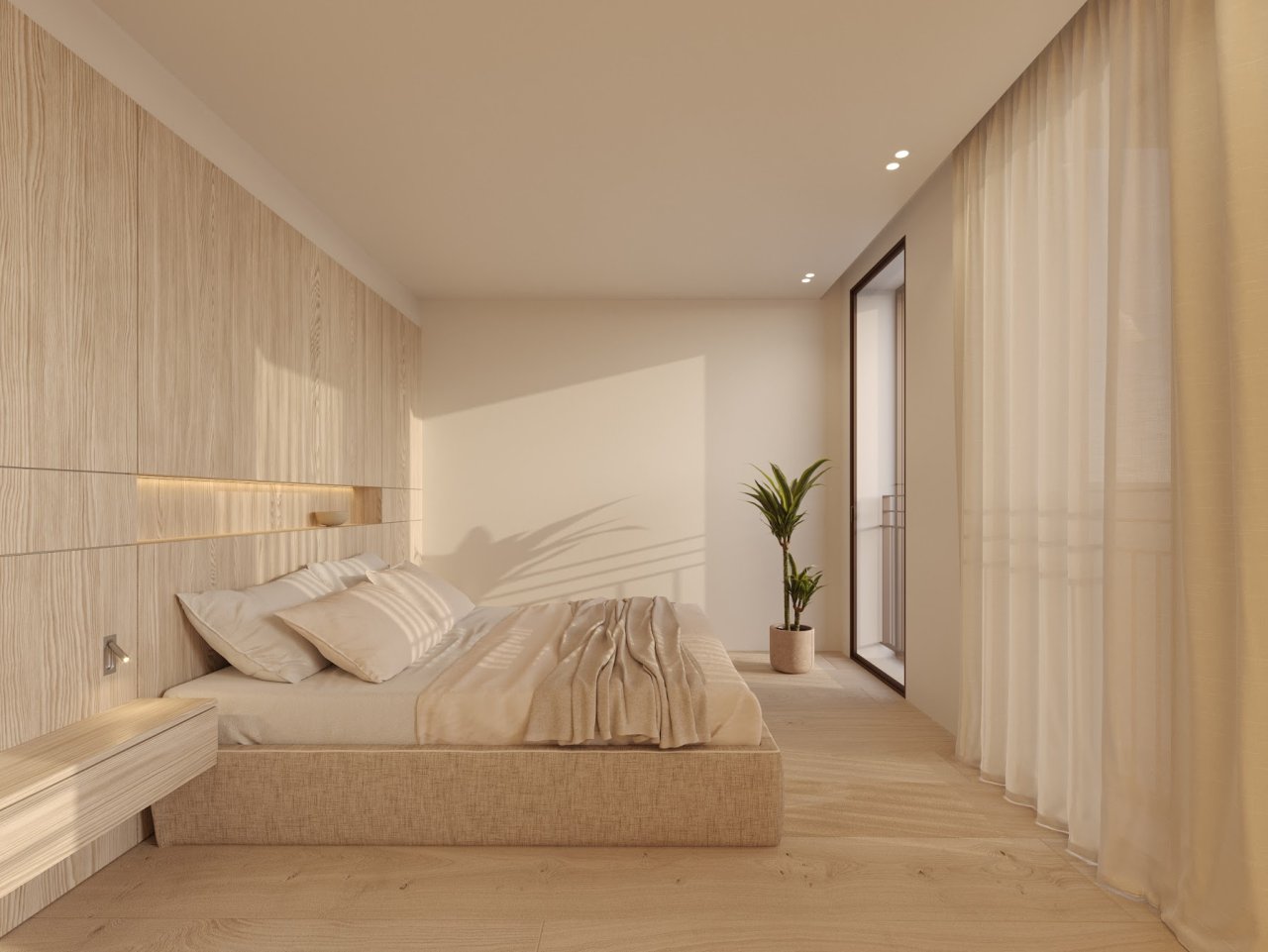 Plot for townhouse with project and pool in El Molinar