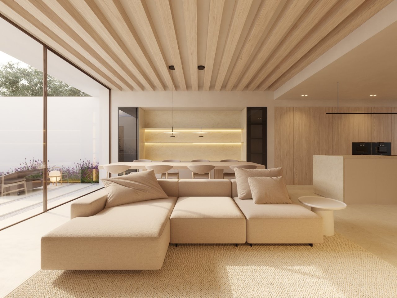 Plot for townhouse with project and pool in El Molinar