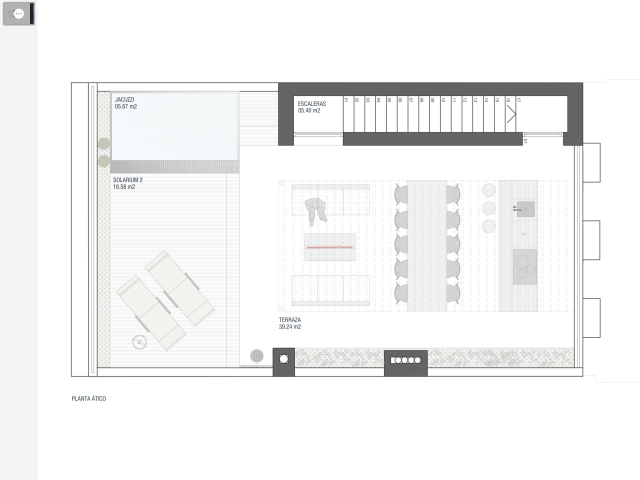 Plot for townhouse with project and pool in El Molinar