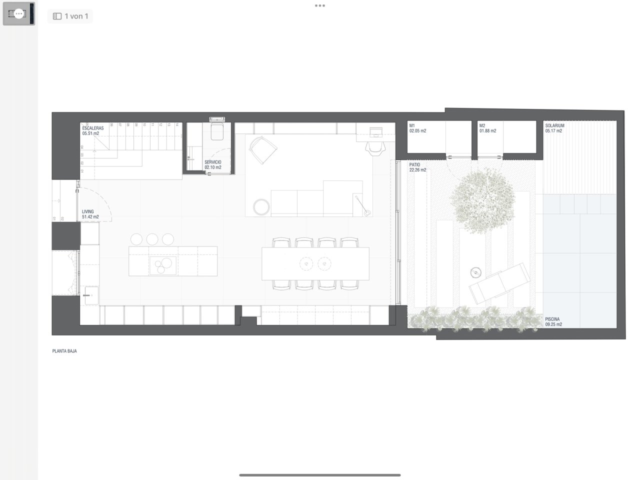 Plot for townhouse with project and pool in El Molinar