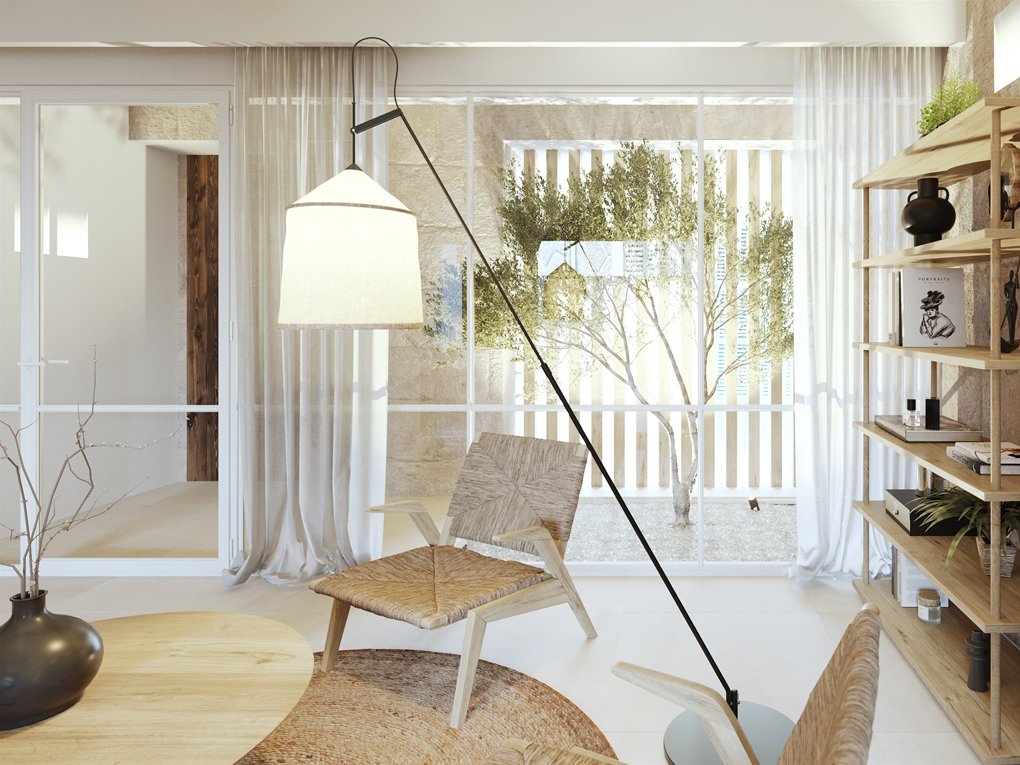 Modern Townhouse with mallorquin elements and Pool