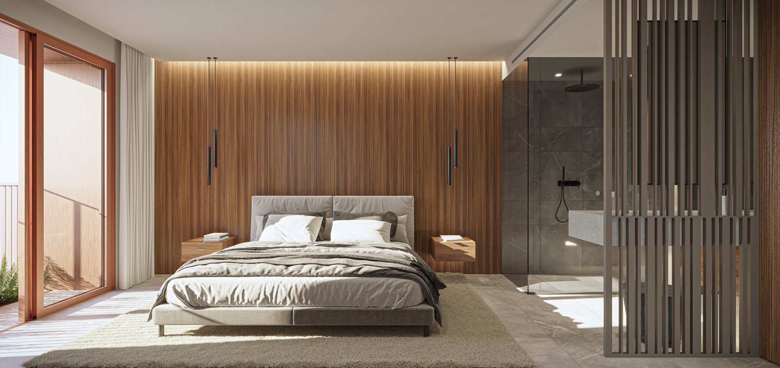 Fantastic new-build penthouse with unique design and sea views in Palma 