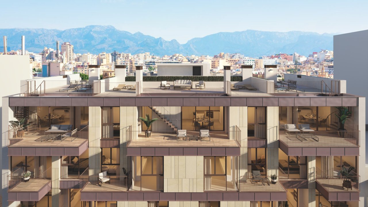 New construction project luxury flats in Santa Catalina