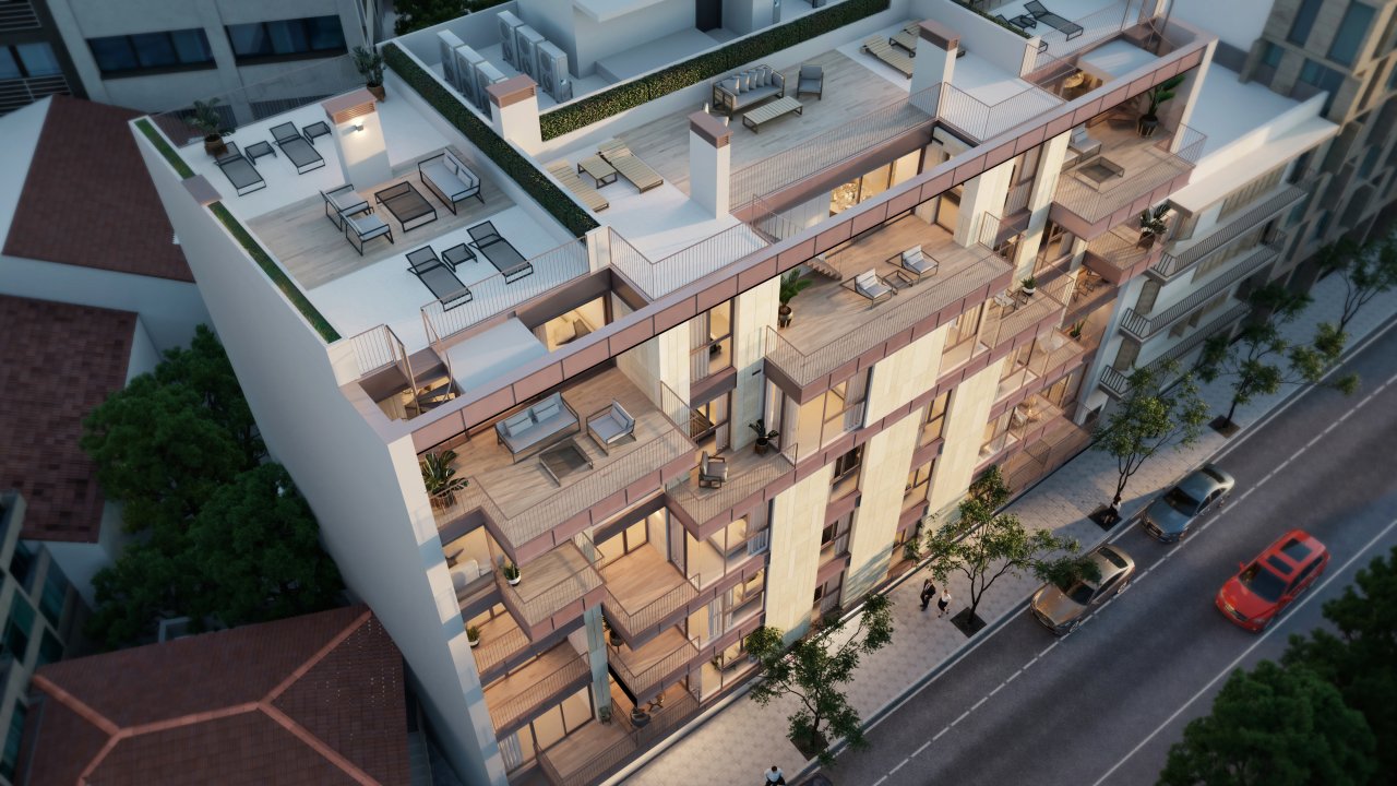 New construction project luxury flats in Santa Catalina
