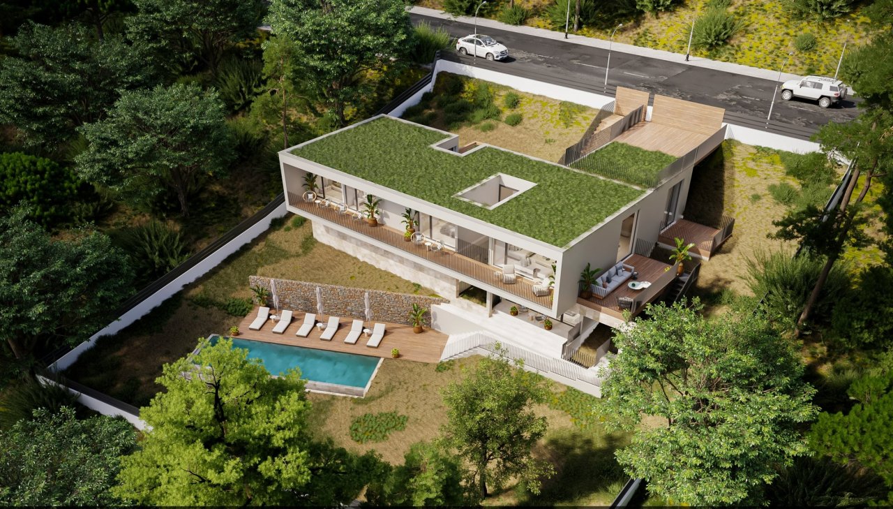 Exclusivo proyecto de villa con piscina y vistas panorámicas en Santa Ponsa