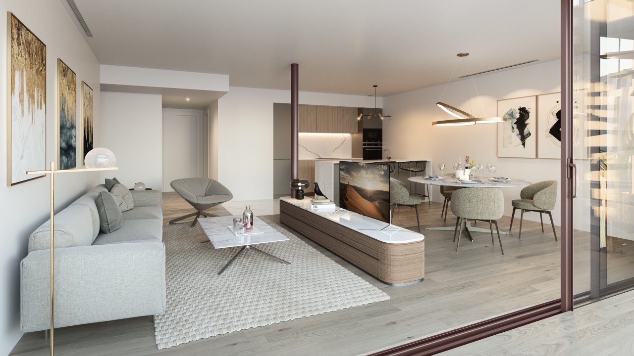 Proyecto de nueva construcción de pisos de lujo en Santa Catalina