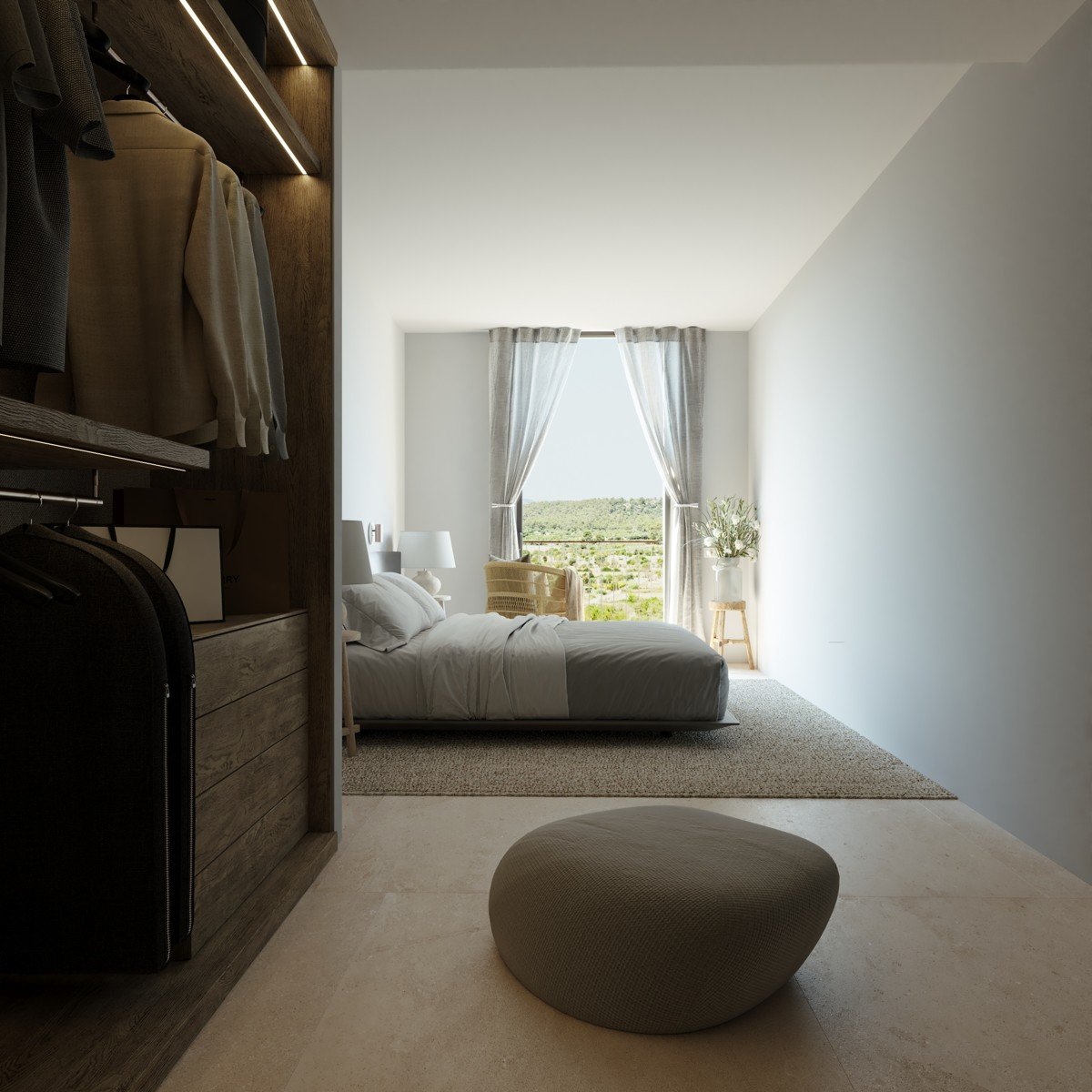 Proyecto de casa adosada con ascensor y piscina privados y fantásticas vistas en Sa Cabaneta (Portol)