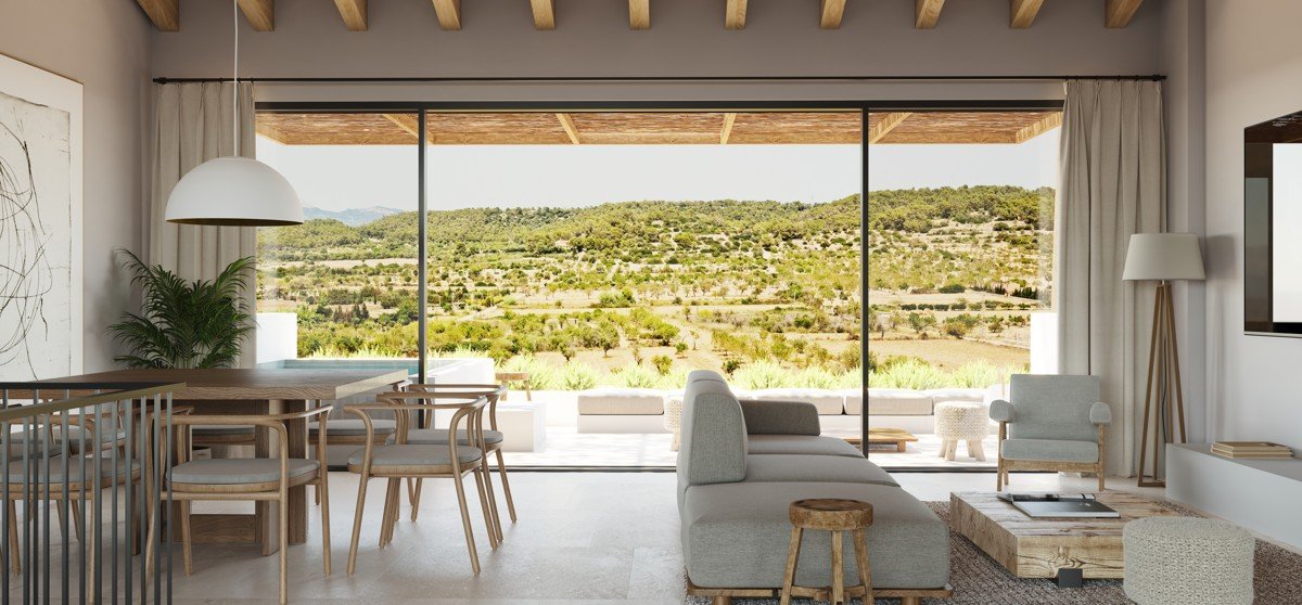 Portol: Proyecto de casa adosada con ascensor y piscina privados y fantásticas vistas en Sa Cabaneta (Portol) Portol: Proyecto de casa adosada con ascensor y piscina privados y fantásticas vistas en Sa Cabaneta (Portol)