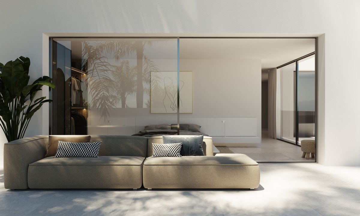 Projet de construction d’une villa de luxe avec vues panoramiques spectaculaires et piscine à Marratxí