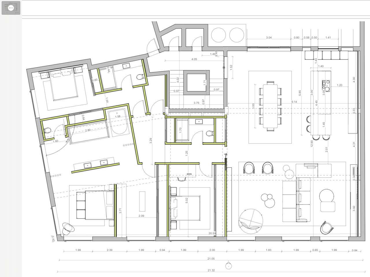 Projet Appartement moderne de luxe en plein centre de Palma
