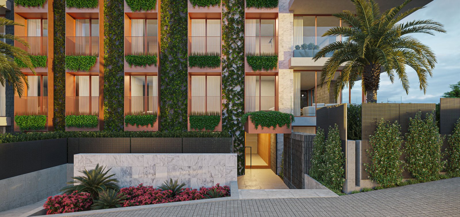 Traumhaftes Neubaupenthouse mit speziellem Design und Meerblick in Palma 