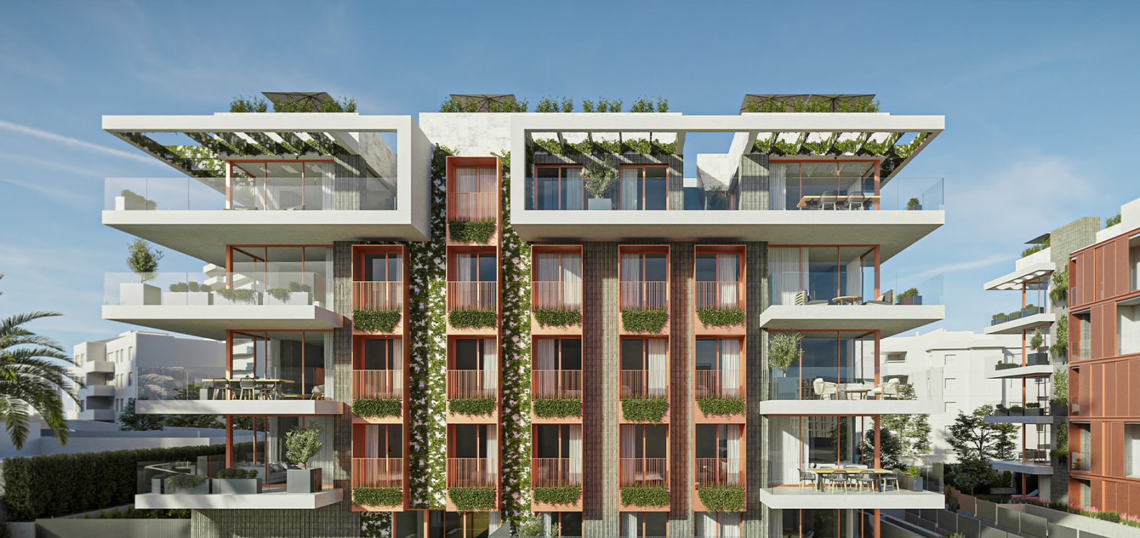 Traumhaftes Neubaupenthouse mit speziellem Design und Meerblick in Palma 