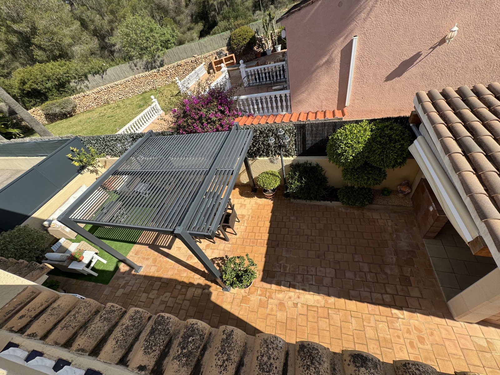 Maison individuelle privée dans un endroit calme avec piscine et jardin méditerranéen à Son Ferrer